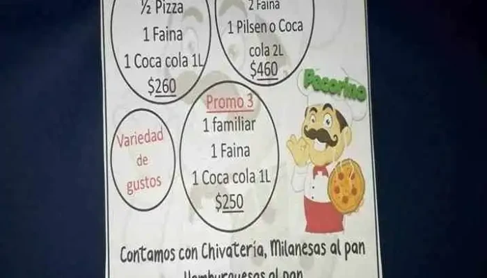 Pizzeria Pecorino -  Menu - San Jos&eacute; de Mayo
