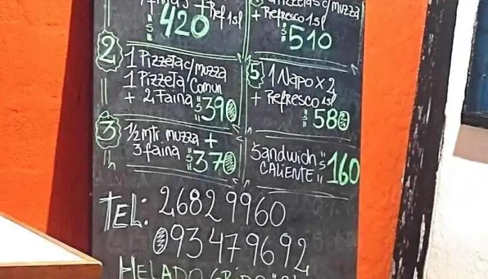 Pizzeria Rincon Menu - Colonia Nicolich
