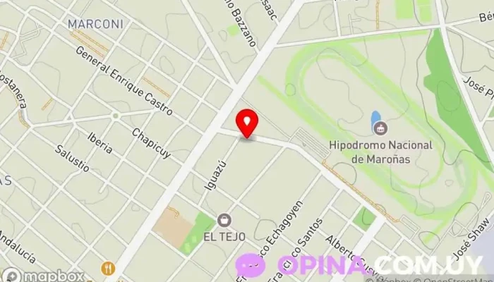 mapa de Plamon Packaging Papelería en Montevideo