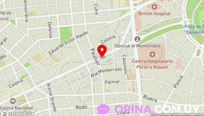 mapa de PNL Training Montevideo Centro de educación especial en Montevideo