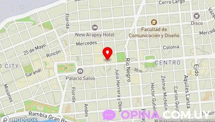 mapa de Podologia integral uy Podólogo en Montevideo