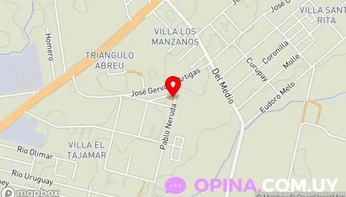 mapa de Policlínica 6 De Setiembre ASSE Hospital en Barros Blancos