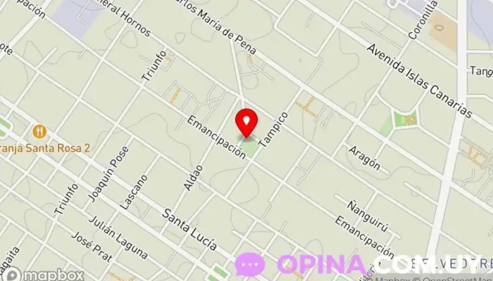 mapa de Policlínica Aquiles Lanza | Montevideo Salud Médico en Montevideo