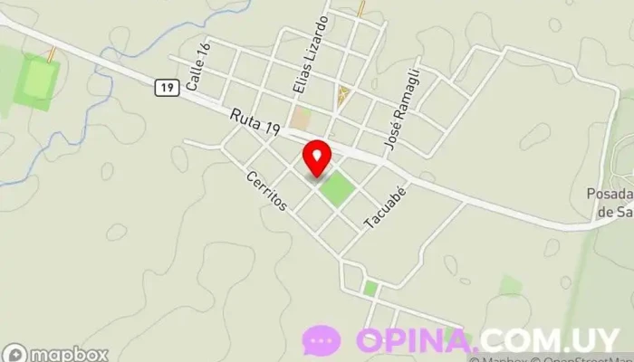 mapa de Policlinica ASSE Clínica ambulatoria en 18 de Julio