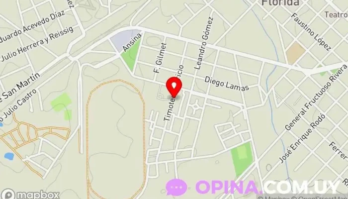 mapa de Policlinica barrial Florida Blanca Centro de salud comunitario en Florida