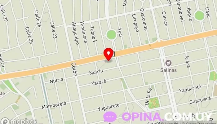 mapa de Policlínica Casmu Clínica ambulatoria en Salinas