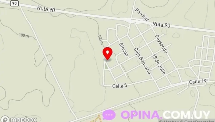 mapa de Policlínica Comepa Piedras Coloradas Servicios médicos locales en Piedras Coloradas