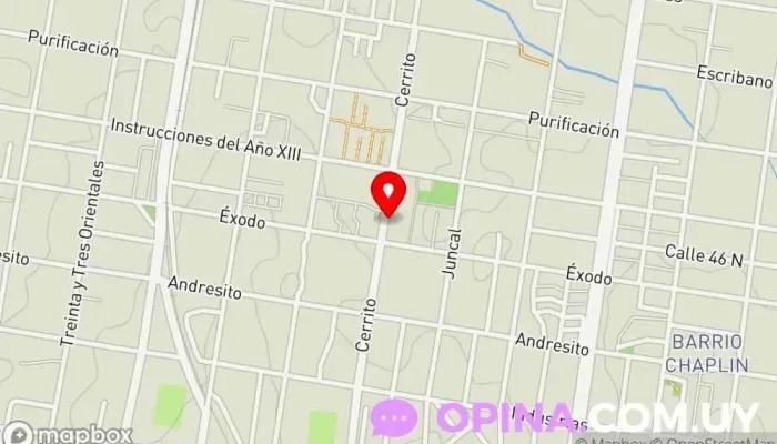 mapa de Policlinica Covife Centro de salud comunitario en Paysandú