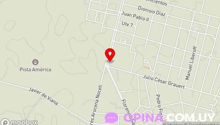 mapa de Policlínica Cuchilla Santarcieri Hospital en Florida