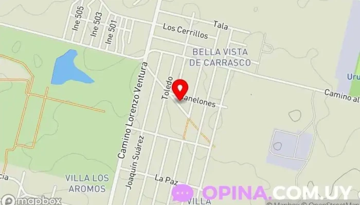 mapa de Policlinica Entre Todos Centro de salud y bienestar en Barros Blancos