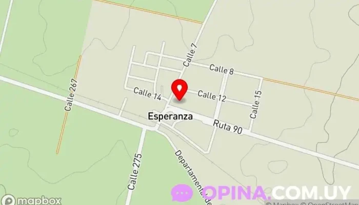 mapa de Policlinica Esperanza Hospital en Esperanza