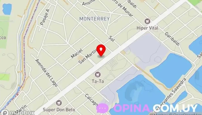 mapa de Policlínica GREMCA Paso Carrasco Médico en Ciudad de la Costa