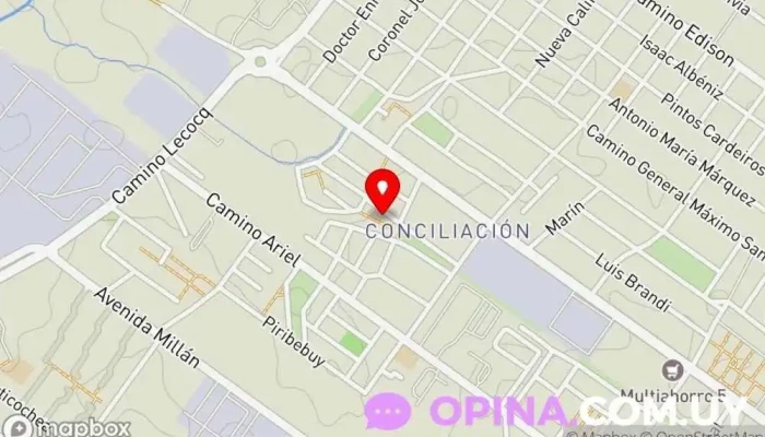 mapa de Policlinica Helios Sarthou | RAP Hospital en Montevideo