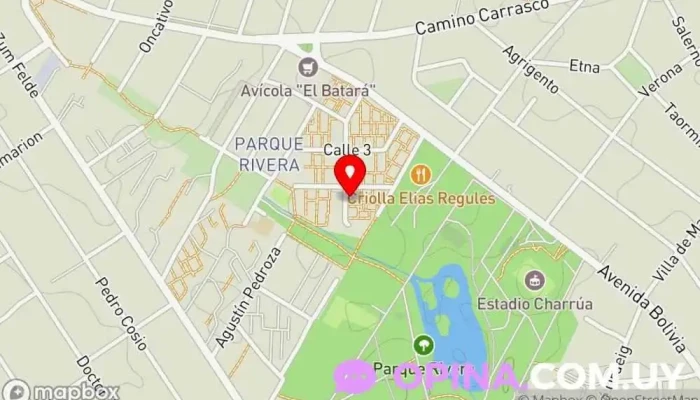 mapa de Policlínica José Pedro Varela Clínica ambulatoria en Montevideo