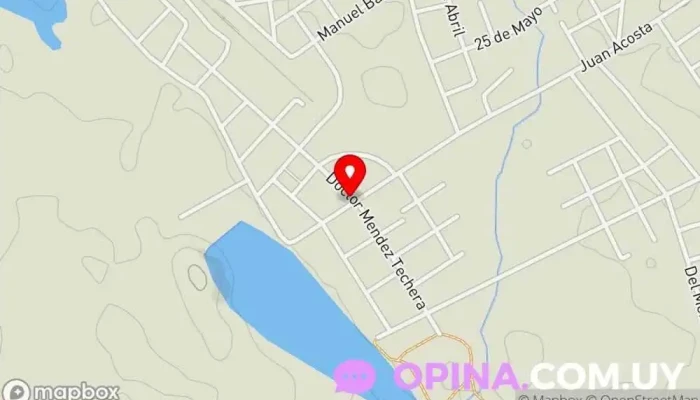 mapa de Policlínica Nelsa Gómez Centro de salud comunitario en Treinta y Tres