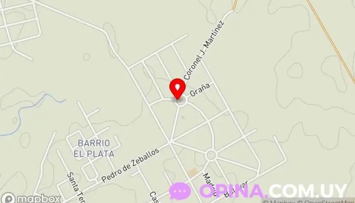 mapa de Policlinica Rap Belvedere Centro asistencial de día en Rocha