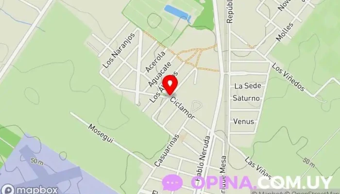 mapa de Policlinica Villa Alegria Centro de salud en Progreso