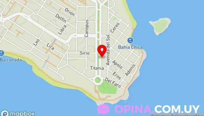 mapa de Policlinico Comero IAMPP Clínica ambulatoria en La Paloma