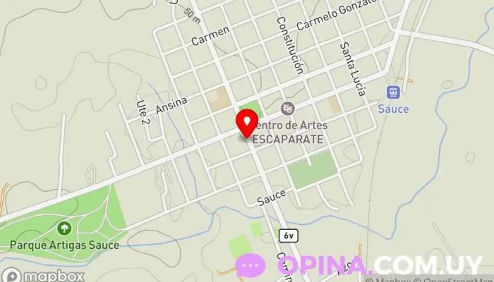 mapa de Policlinico Crami Sauce Hospital en Sauce