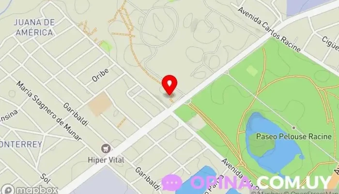 mapa de Polideportivo Paso Carrasco Gimnasio en Ciudad de la Costa