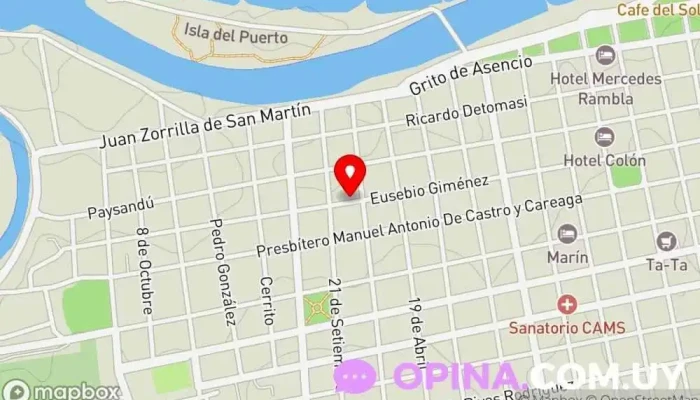 mapa de Polimer Papelería en Mercedes