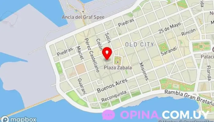mapa de Pomplin - Club del Papel Papelería en Montevideo
