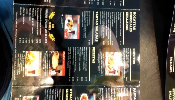 Porto Vanila -  Menu - Montevideo