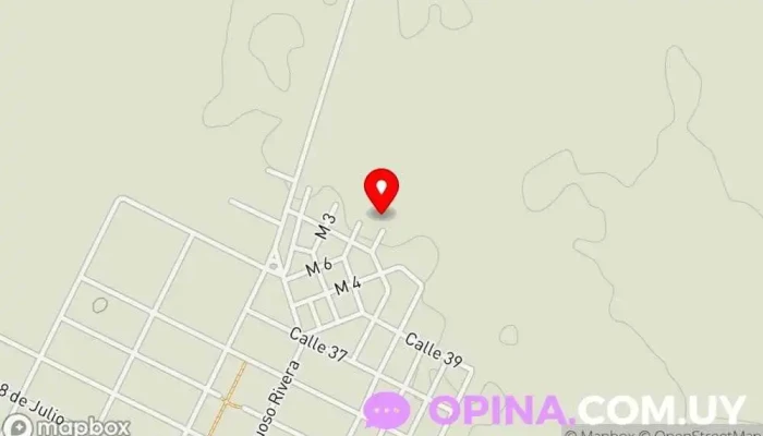 mapa de Predio experimental UTU Agraria Instituto de secundaria en Baltasar Brum