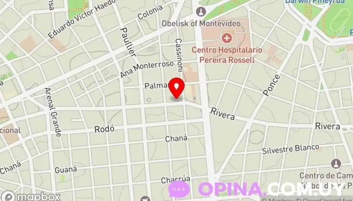 mapa de Primera Infancia - Colegio Santo Domingo Jardín de infancia en Montevideo