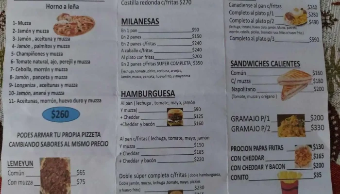 Pronsabor -  Menu - Montevideo
