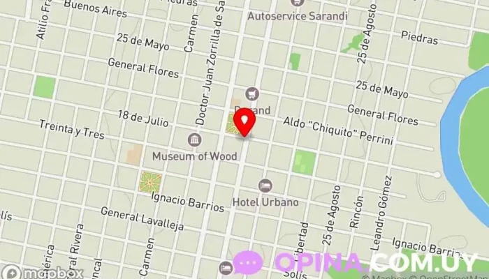 mapa de Pronto! Agencia de préstamos, Institución financiera en Carmelo