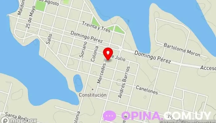 mapa de Provisión Ari's Papelería, Tienda de ropa en Constitución