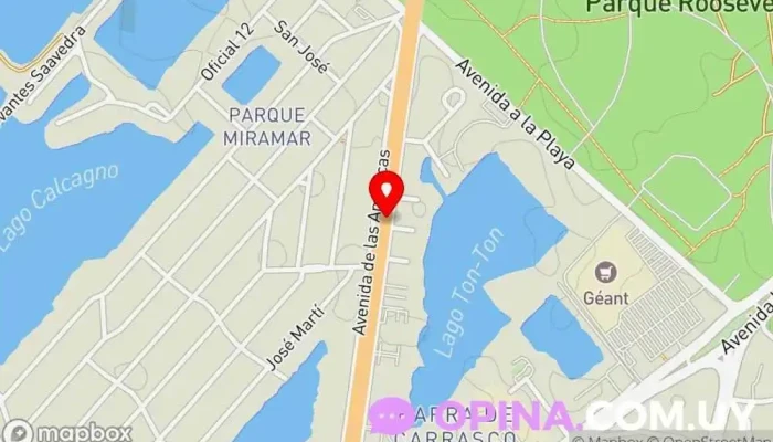 mapa de Proyectos y Promociones Oficinas de empresa en Canelones