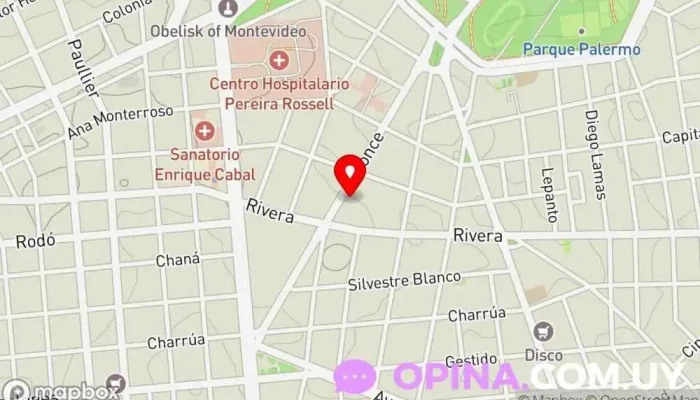 mapa de Psique Clínica Integral Clínica psiquiátrica en Montevideo