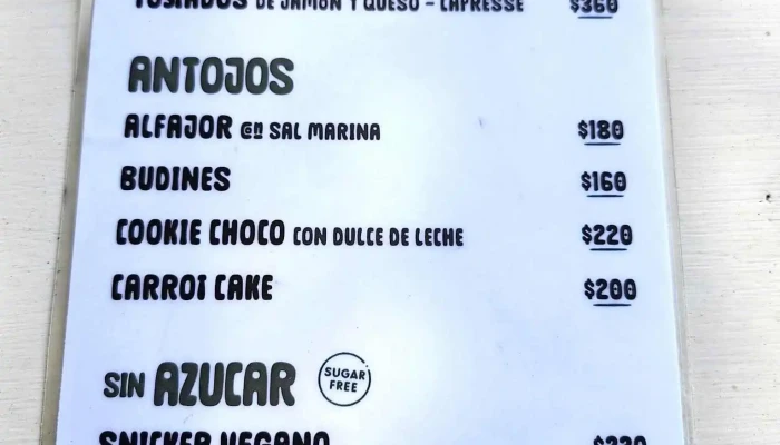 Pueblo Caffe -  Menu - Punta del Este