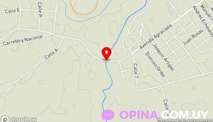 mapa de Puente Paso Real Escuela en Rocha