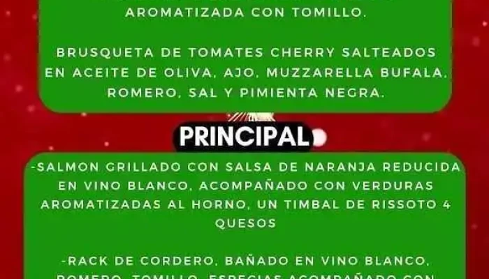 Puerto Peninsula -  Menu - Punta del Este