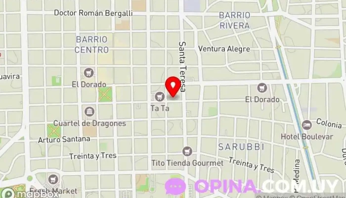 mapa de PUNTA PACK Tienda de materiales de embalaje, Proveedor de productos de limpieza, Tienda de cubertería, Tienda de artículos para el hogar, Papelería en Maldonado