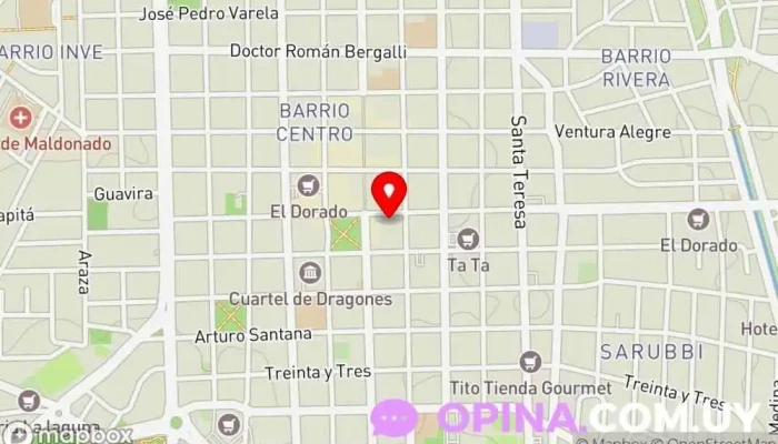 mapa de Punto Cero Importador en Maldonado