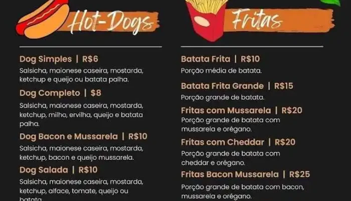 Punto Lanches -  Menu - Rivera