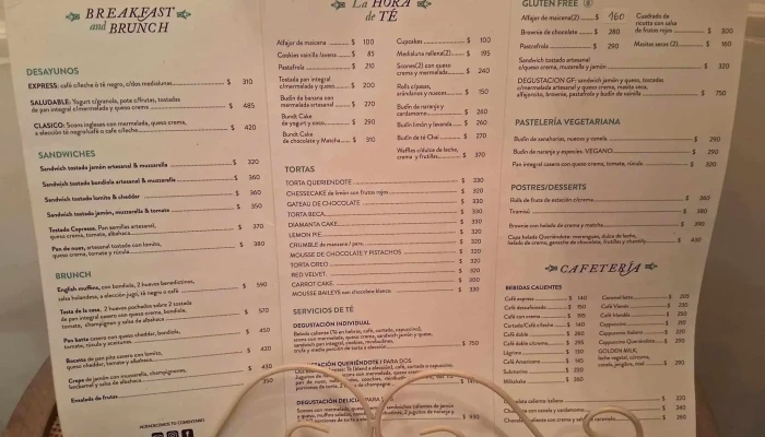 Queriendote Montevideo -  Menu - Montevideo