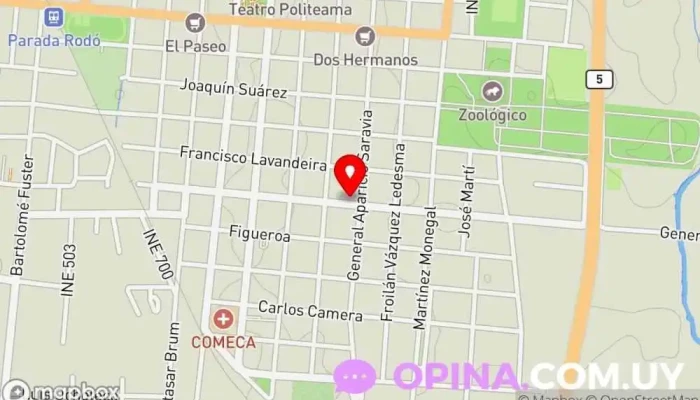 mapa de Radio Canelones 1570 Emisora de radio en Canelones