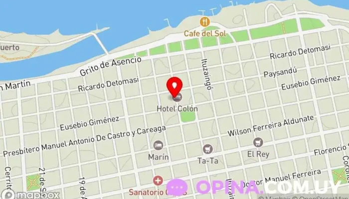 mapa de Radio Crónicas Emisora de radio en Mercedes