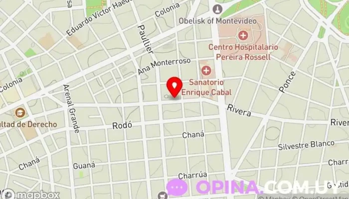 mapa de RANGO MINIMERCADO Tienda de alimentación en Montevideo