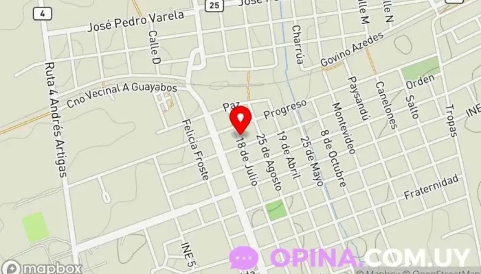 mapa de RB Negocios Rurales Ganadero en Guichón