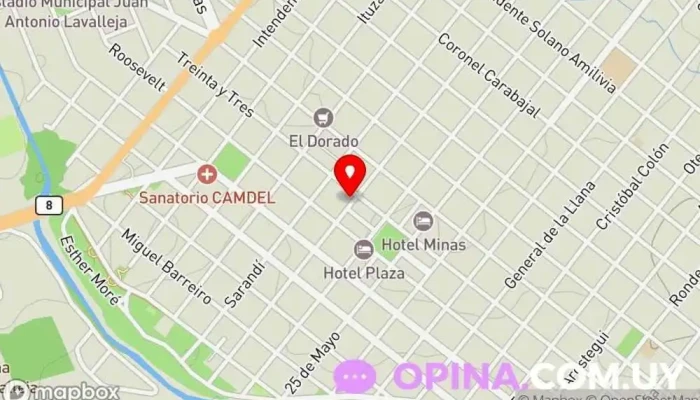 mapa de Red Educativa Lyons Centro educativo en Minas