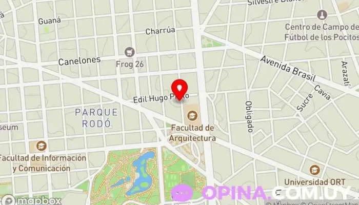 mapa de Red Inmobiliaria del Sur Agencia inmobiliaria en Montevideo