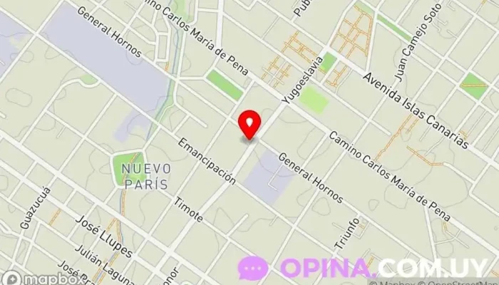 mapa de Red Market 7 Supermercado en Montevideo