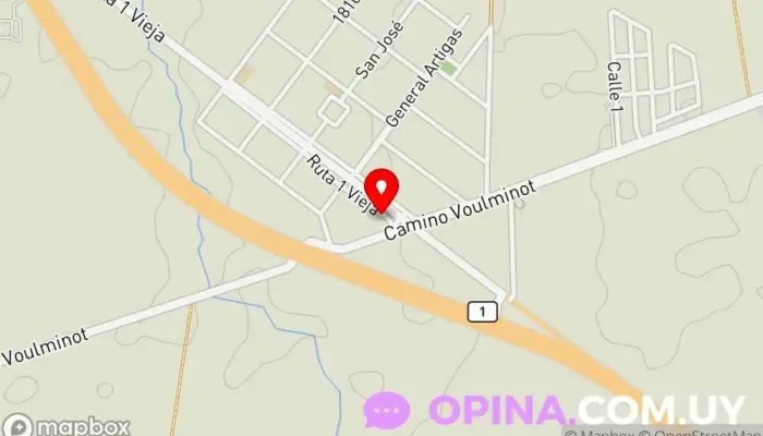 mapa de Redpagos R. Perazza Institución financiera en Rafael Perazza