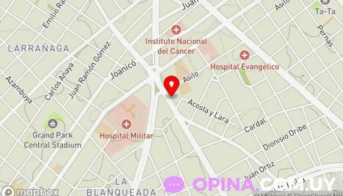 mapa de ReHuge Agencia inmobiliaria en Montevideo
